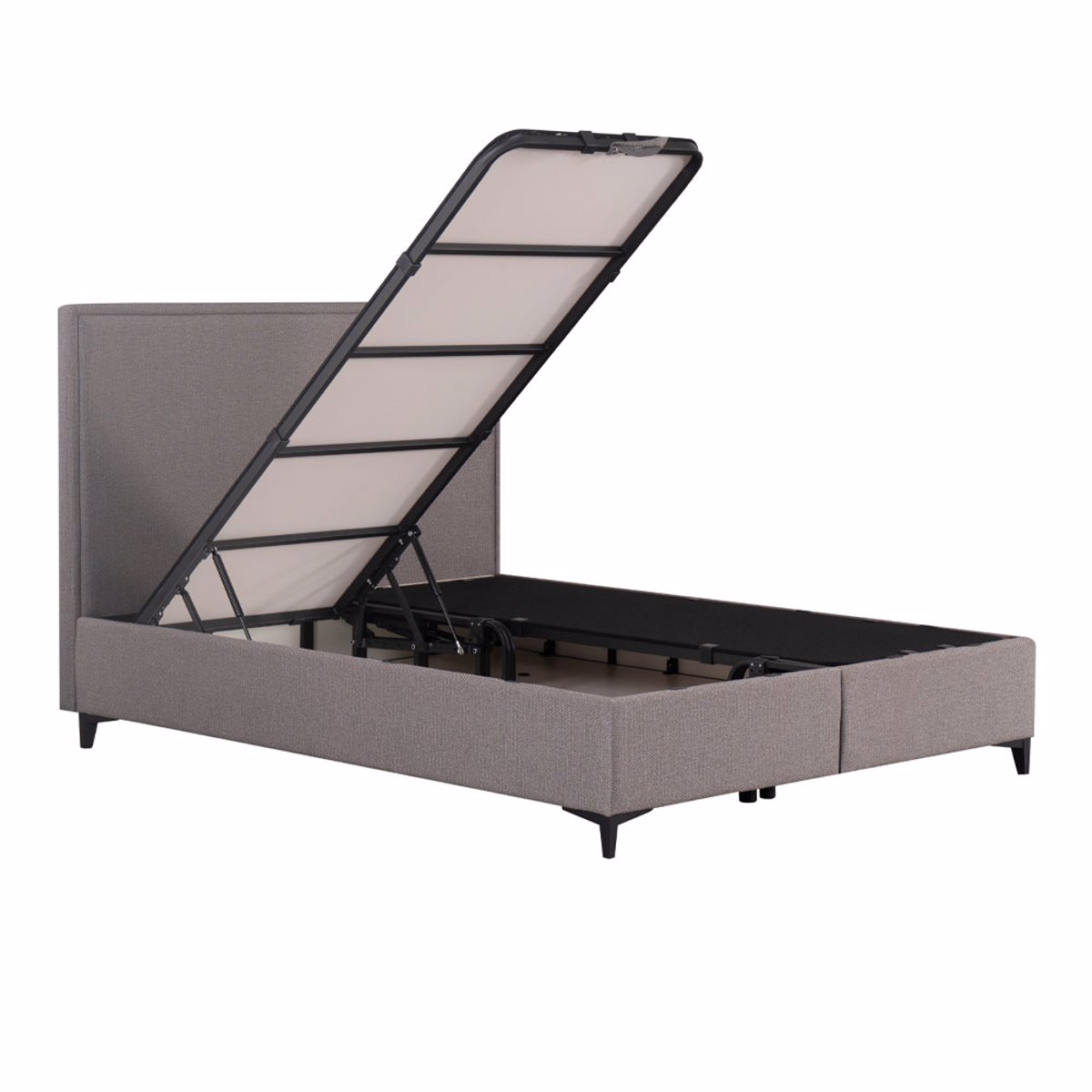 Liberta FRAME Krebati me Apothikeftiko Xoro Grez 07-854 208x167x121cm (ga Stroma 160x200cm) 09-1781