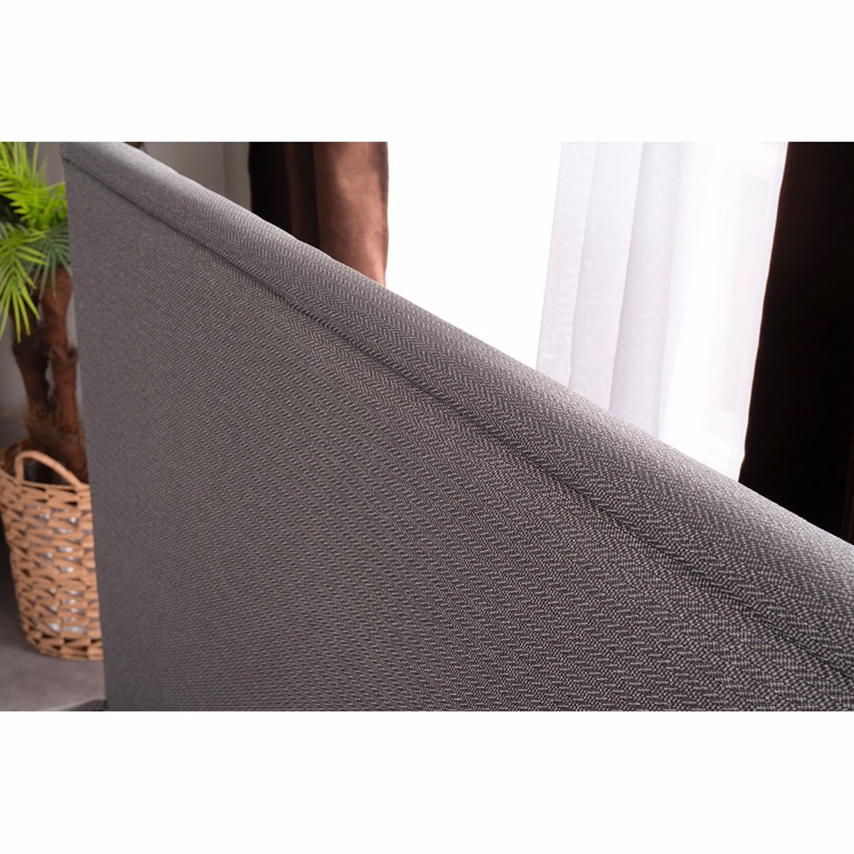 Liberta FRAME Krebati me Apothikeftiko Xoro Grez 07-854 208x167x121cm (ga Stroma 160x200cm) 09-1781