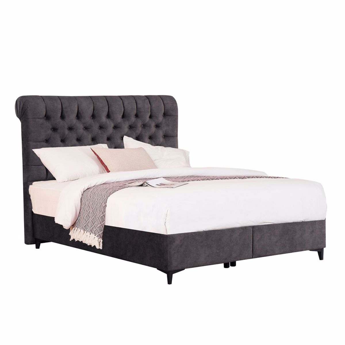 Liberta CHESTER Krebati me Apothikeftiko Xoro Ggri 26-936 223x160x138cm (ga Stroma 160x200cm) 09-1936