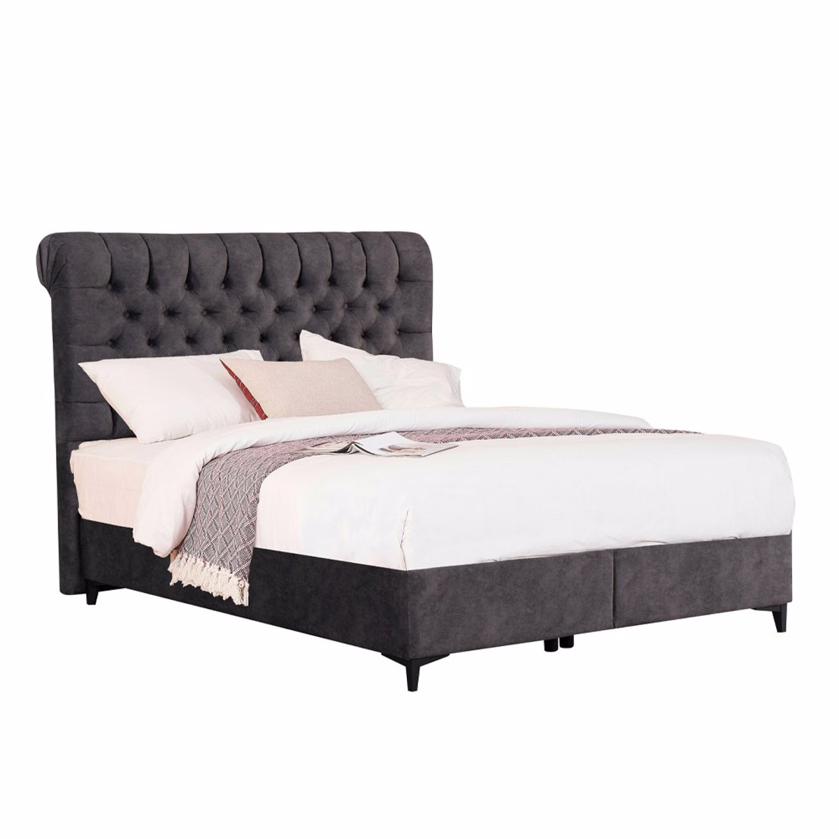 Liberta CHESTER Krebati me Apothikeftiko Xoro Ggri 26-936 223x160x138cm (ga Stroma 160x200cm) 09-1936
