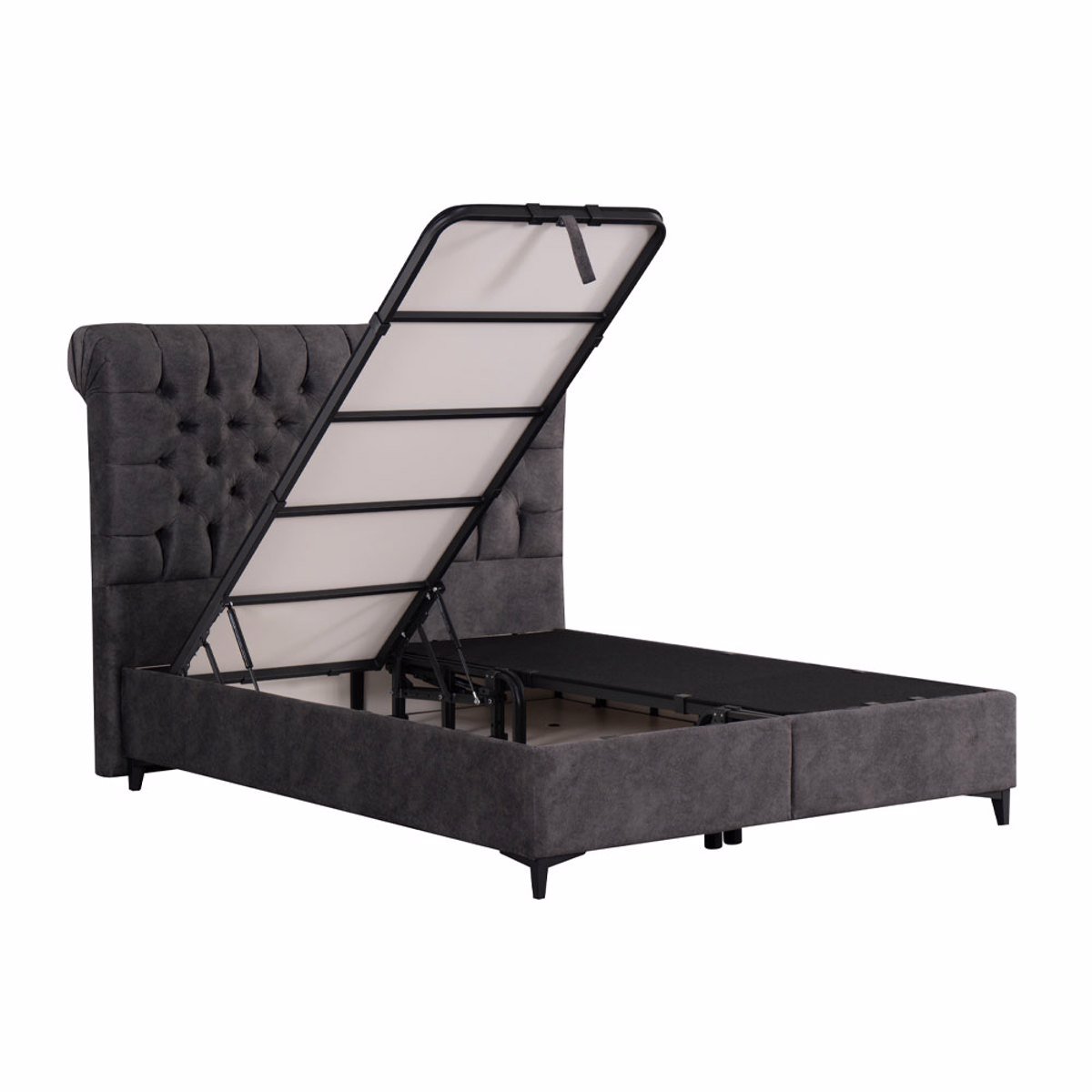 Liberta CHESTER Krebati me Apothikeftiko Xoro Ggri 26-936 223x160x138cm (ga Stroma 160x200cm) 09-1936