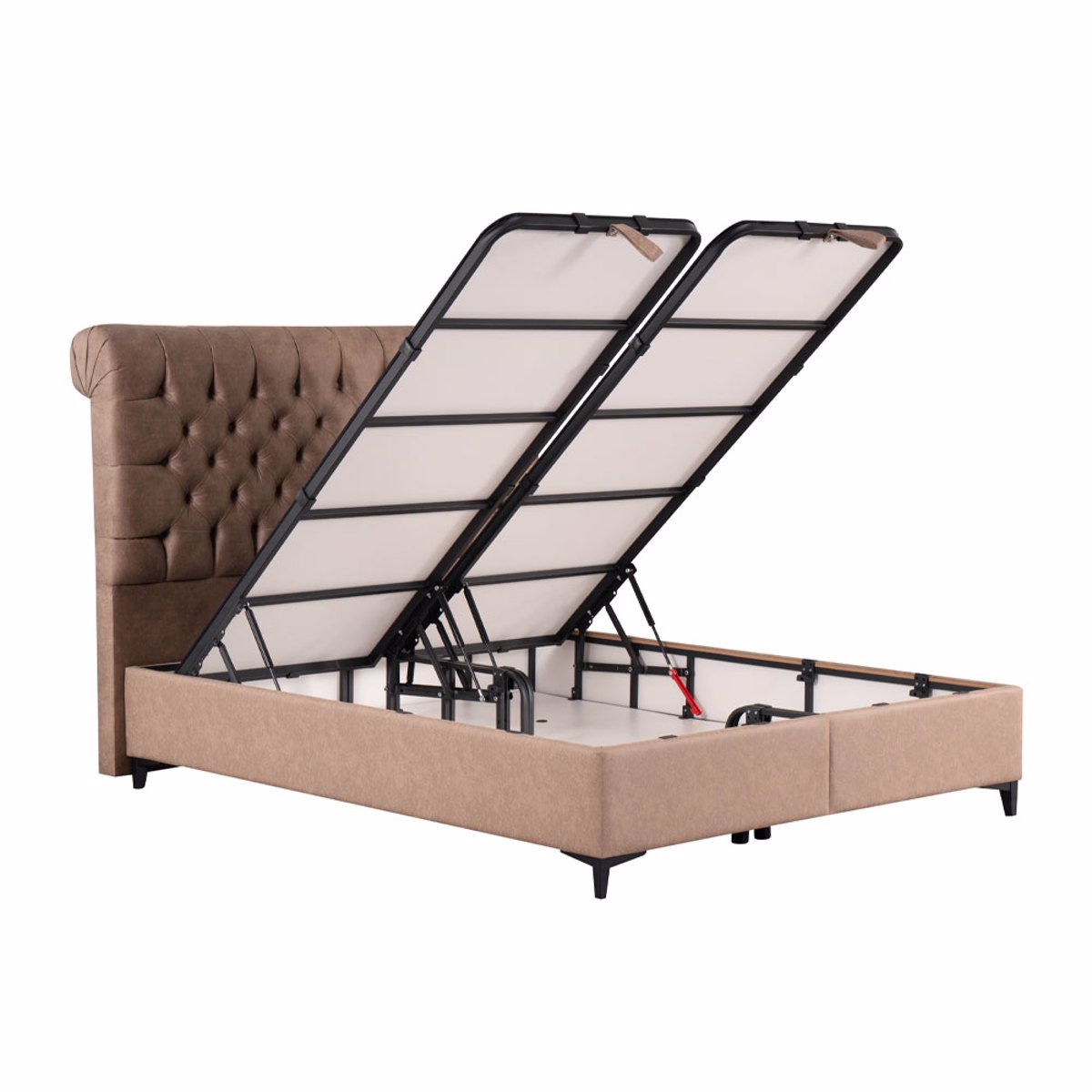 Liberta CHESTER Krebati me Apothikeftiko Xoro Puro 14-619 223x160x138cm (ga Stroma 160x200cm) 09-1938