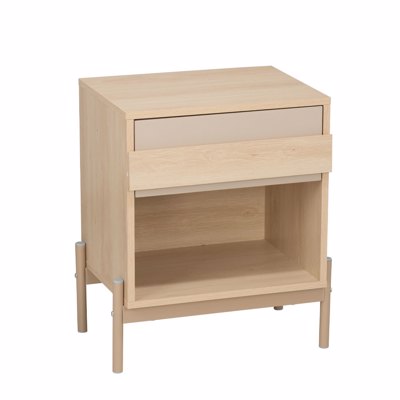 Liberta CAPPUCINO Κομοδίνο Sonoma/Latte 49.6x36.5x57cm 09-1979