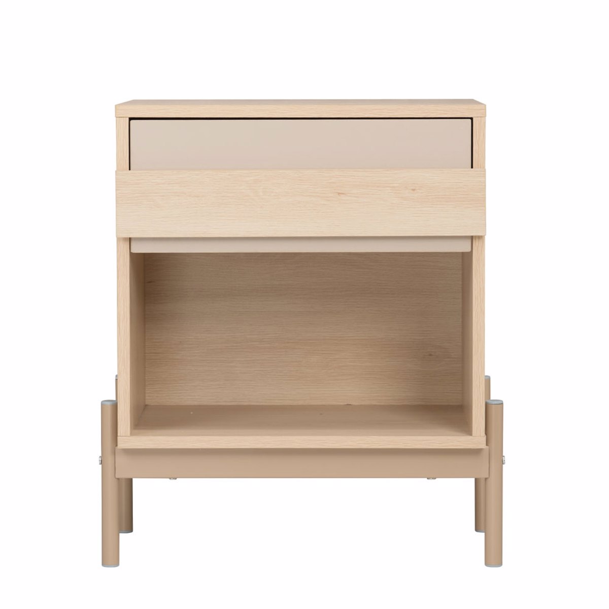 Liberta CAPPUCINO Komodino Sonoma/Latte 49.6x36.5x57cm 09-1979