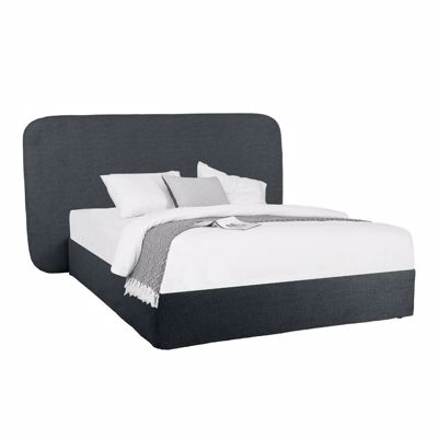 Liberta OVAL Κεφαλάρι και Ύφασμα Βάσης Ανθρακί 221x9x122cm 09-2032