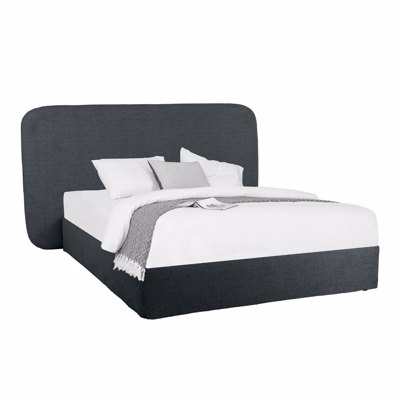 Liberta OVAL Κεφαλάρι και Ύφασμα Βάσης Ανθρακί 221x9x122cm 09-2032