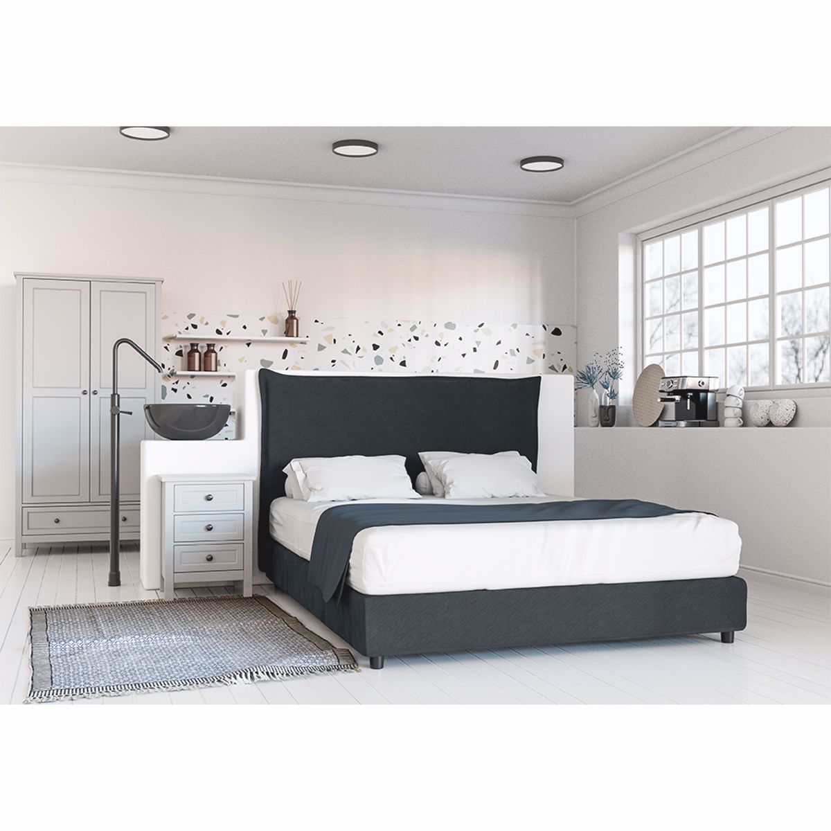 Liberta CITY Krebati Ggri 205x160x110cm (ga Stroma 160x200cm) 09-2069
