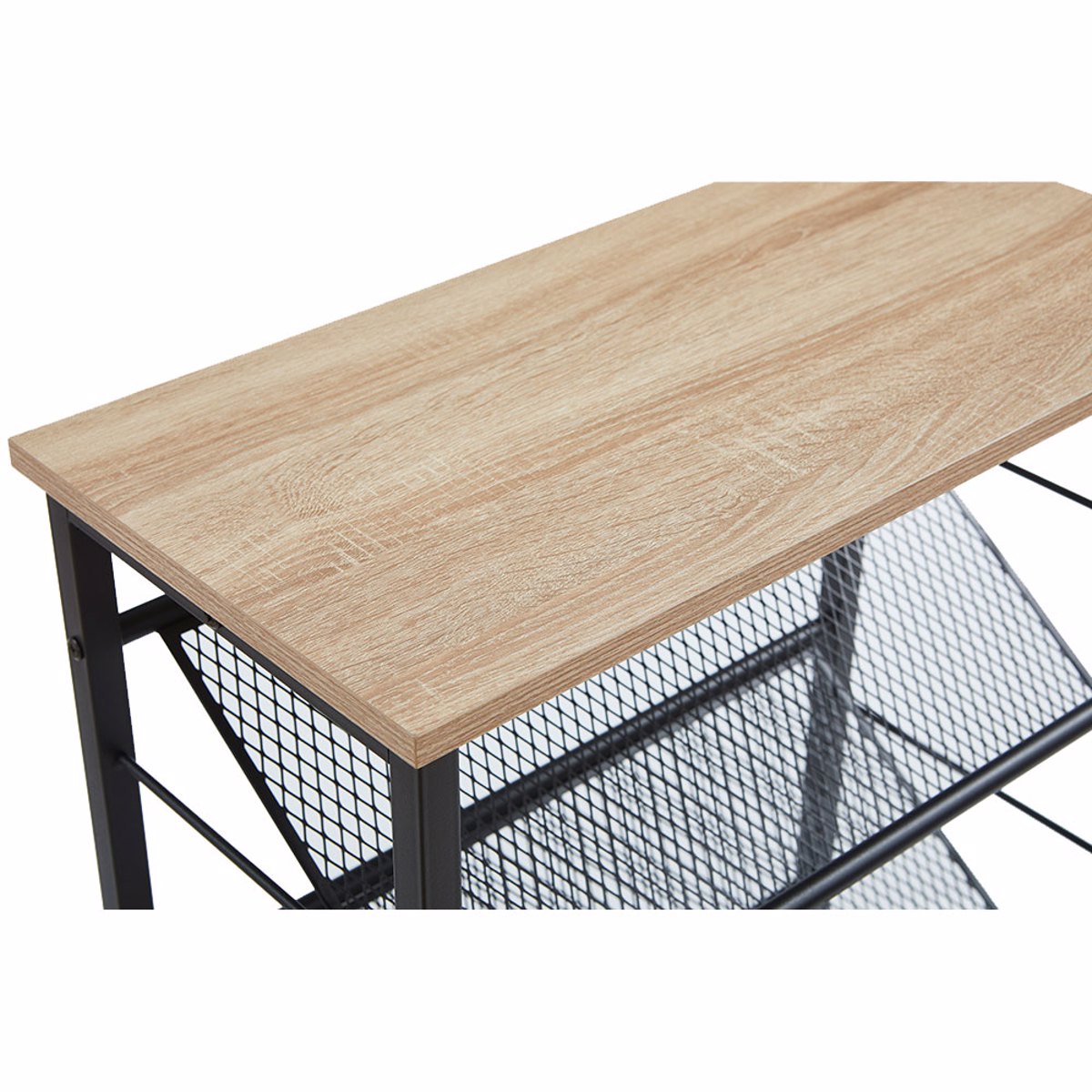 Liberta PLEXUS Papoutsothiki me 3 Rafia Karudi/Mavri 60x30x80cm 10-0048
