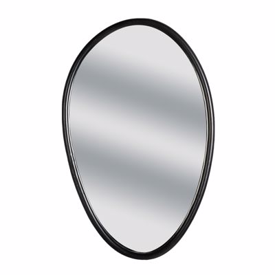 Liberta STONE BLACK Καθρέπτης Τοίχου Μαύρος Ματ 26x2.5x40.6cm 11-0467