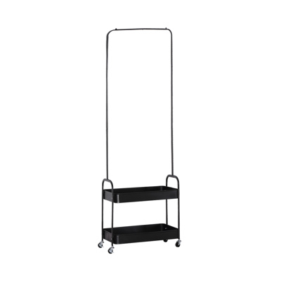 Liberta ARMARIO Ντουλάπα Μαύρη 56x31x152cm 18-0009