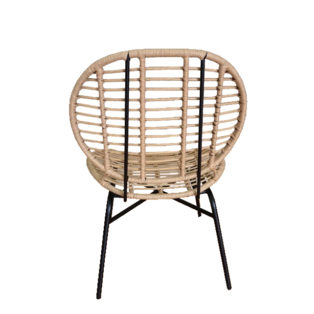 Liberta FOREST Karekla Fusiki/Mavri 59x63x87cm 22-0027