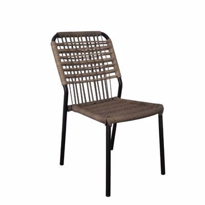 Liberta PANAMA Καρέκλα Καφέ Φυσική 45x58x83cm 22-0049