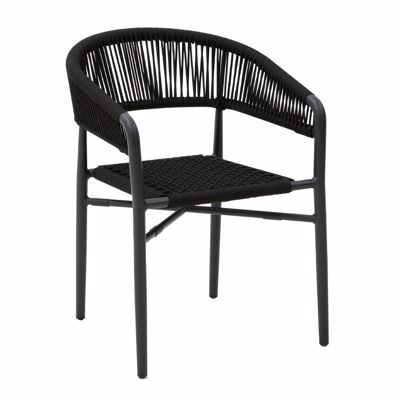 Liberta SCORPION Πολυθρόνα Μαύρη 56x59.5x76cm 22-0191
