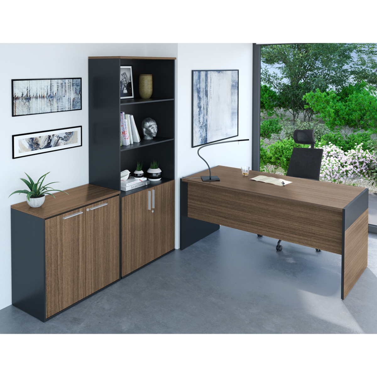 Liberta ANGLE Gafeio Karudi/Mavro 160x75x75cm 24-0489