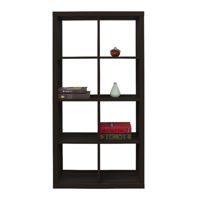 Liberta KIVOS 77 Βιβλιοθήκη Μαύρη 77x29.5x147.5cm 24-0558