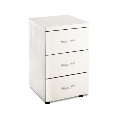Liberta ERGO Συρταριέρα Λευκή με 3 Συρτάρια 39x38x65.5cm 24-0652