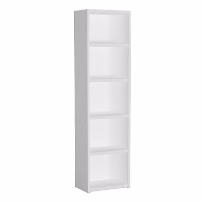 Liberta ERGO Βιβλιοθήκη Λευκή με 4 Ράφια 46x29x180cm 24-0654