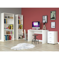 Liberta ERGO Bibliothiki Lefki me 4 Rafia 46x29x180cm 24-0654