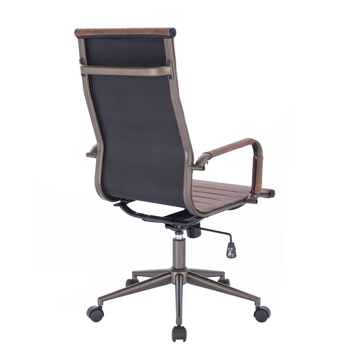 Liberta AVANT Karekla Gafeiou Coffee/Gunmetal 55.5x63x118cm 25-0554