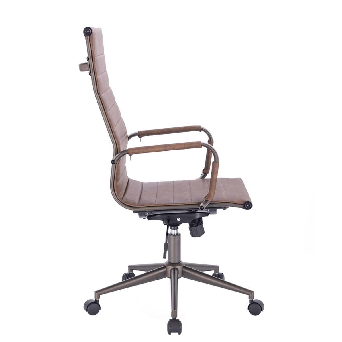 Liberta AVANT Karekla Gafeiou Coffee/Gunmetal 55.5x63x118cm 25-0554