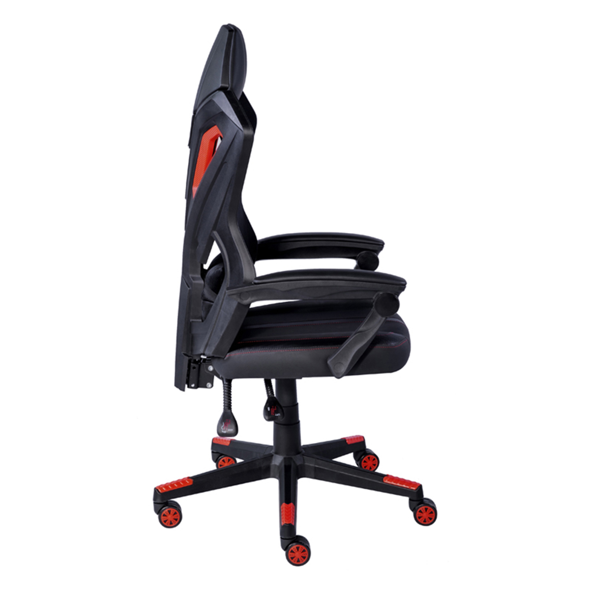 Liberta OUTRIDER Gaming Karekla Gafeiou Mavri/Kokkini 50x74x128cm 25-0698
