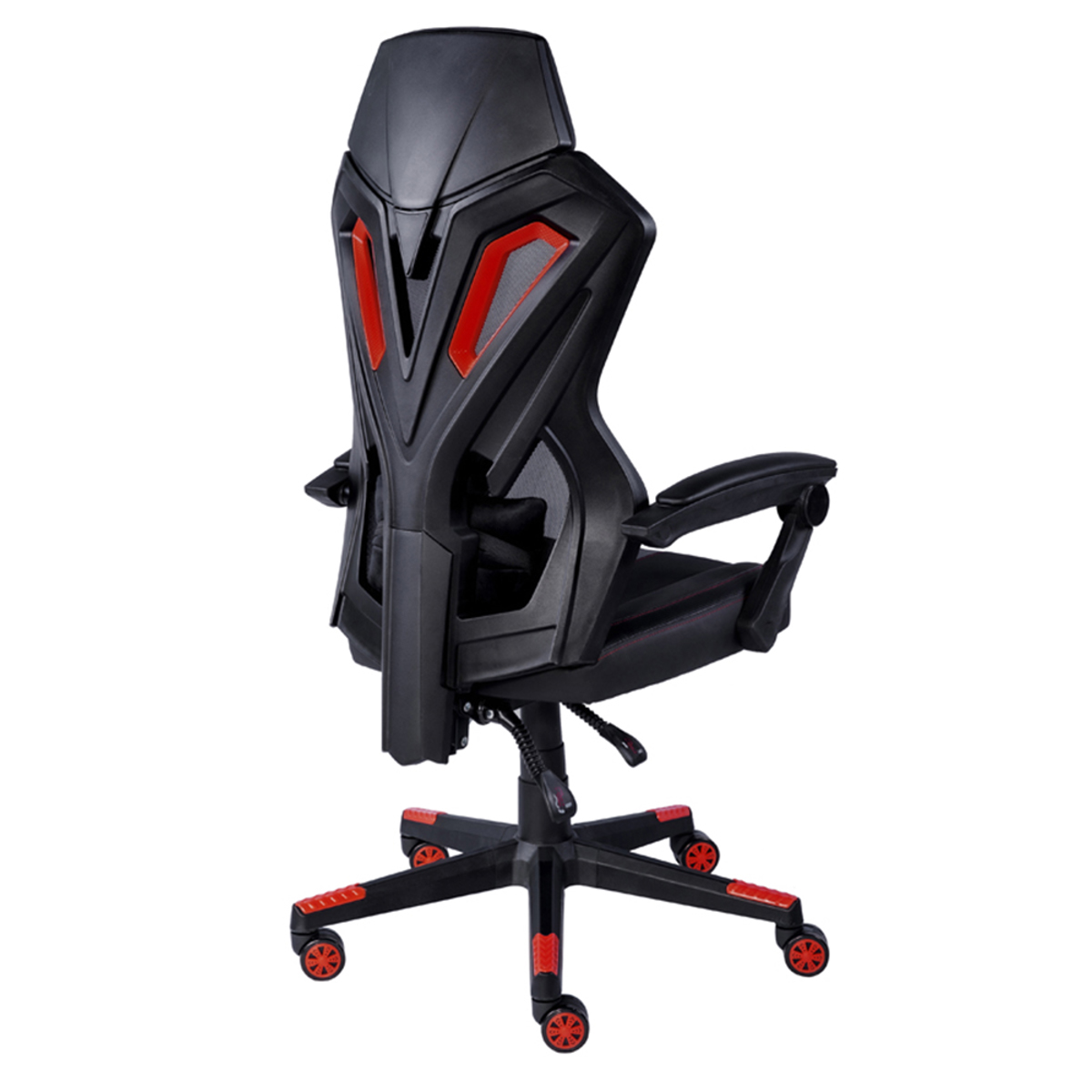 Liberta OUTRIDER Gaming Karekla Gafeiou Mavri/Kokkini 50x74x128cm 25-0698