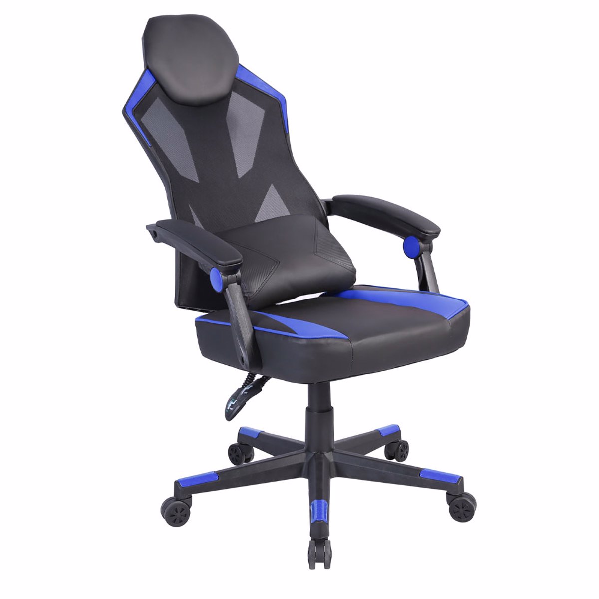 Liberta FUSION Gaming Karekla Gafeiou Mavri/Mple 50x74x137cm 25-0701