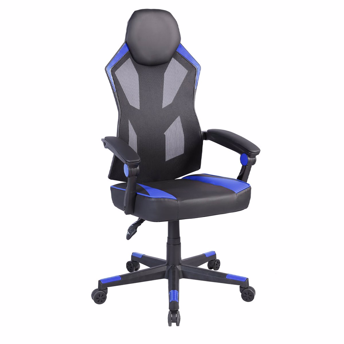 Liberta FUSION Gaming Karekla Gafeiou Mavri/Mple 50x74x137cm 25-0701