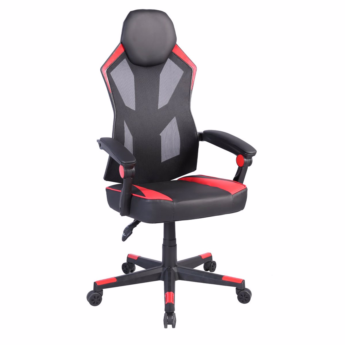 Liberta FUSION Gaming Karekla Gafeiou Mavri/Kokkini 50x74x137cm 25-0702