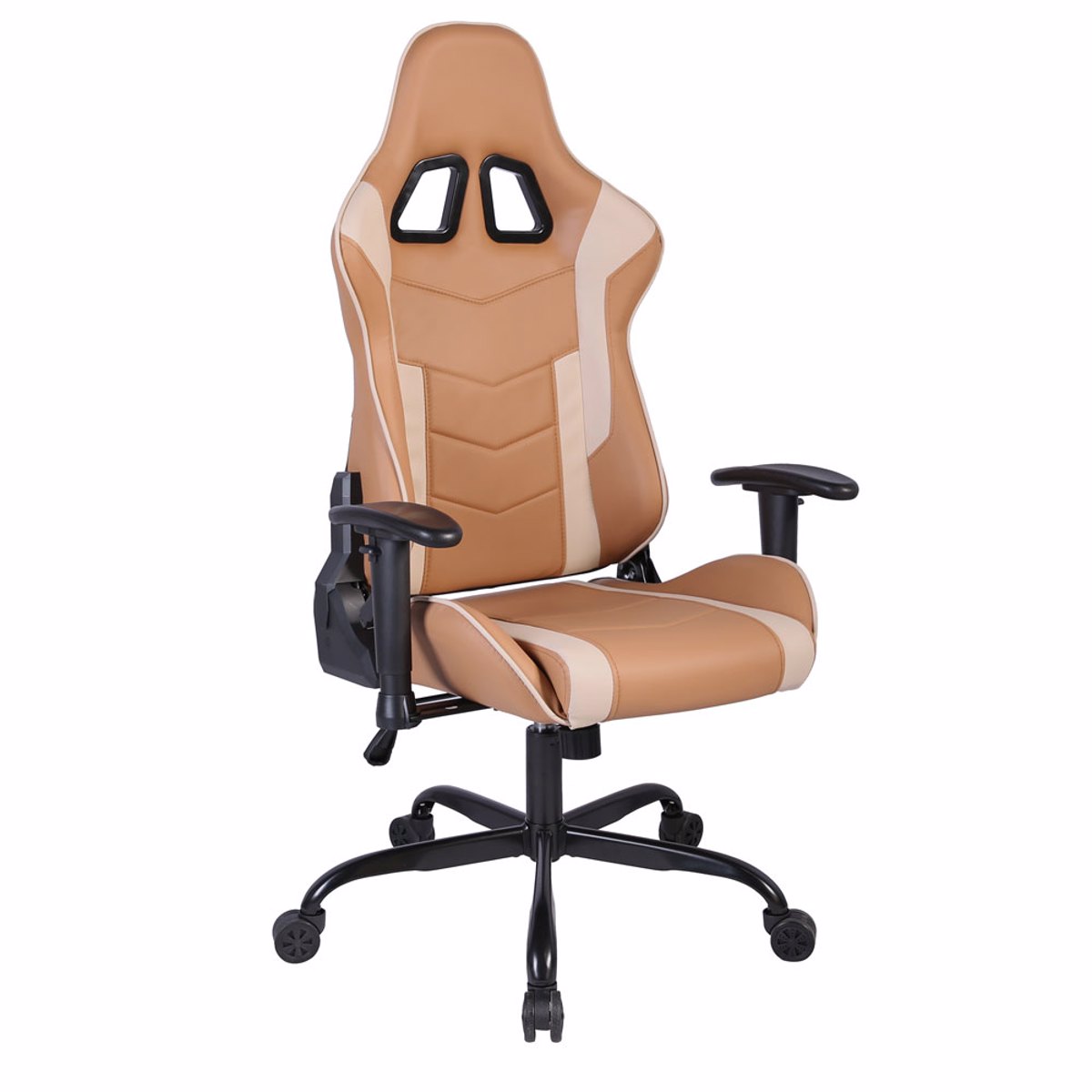 Liberta EXPLOR Gaming Karekla Gafeiou Mocca/Grez 50x71x135cm 25-0704