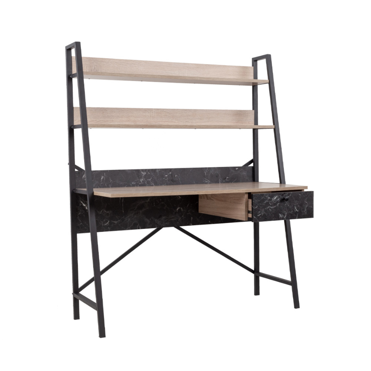 Liberta ATRIUM Gafeio Sonoma/Mavro Petra me 1 Surtari 125x55xH150cm 28-0210