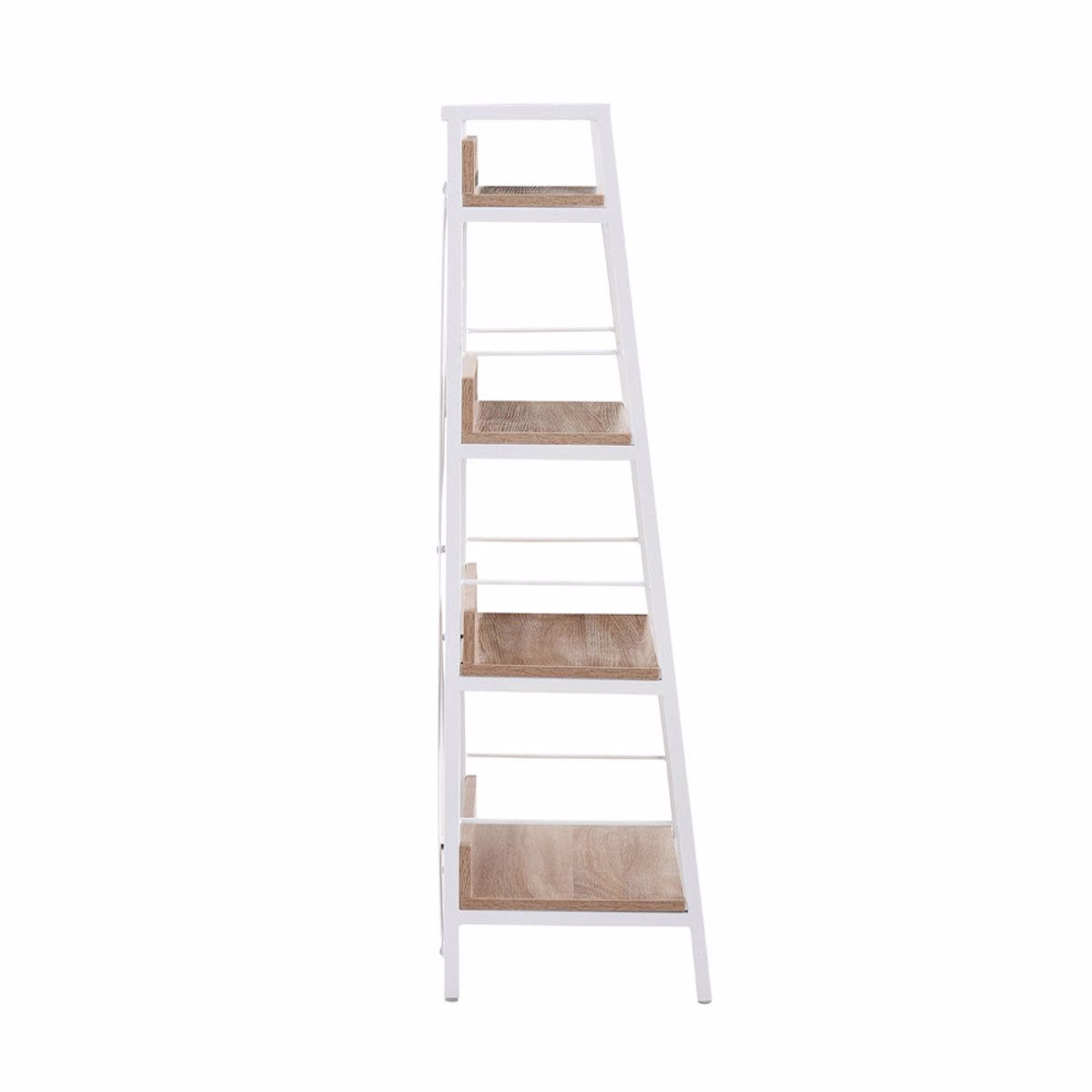 Liberta ONE STEP UP Bibliothiki Sonoma/Lefki me 4 Rafia 60x35x117cm 28-0221