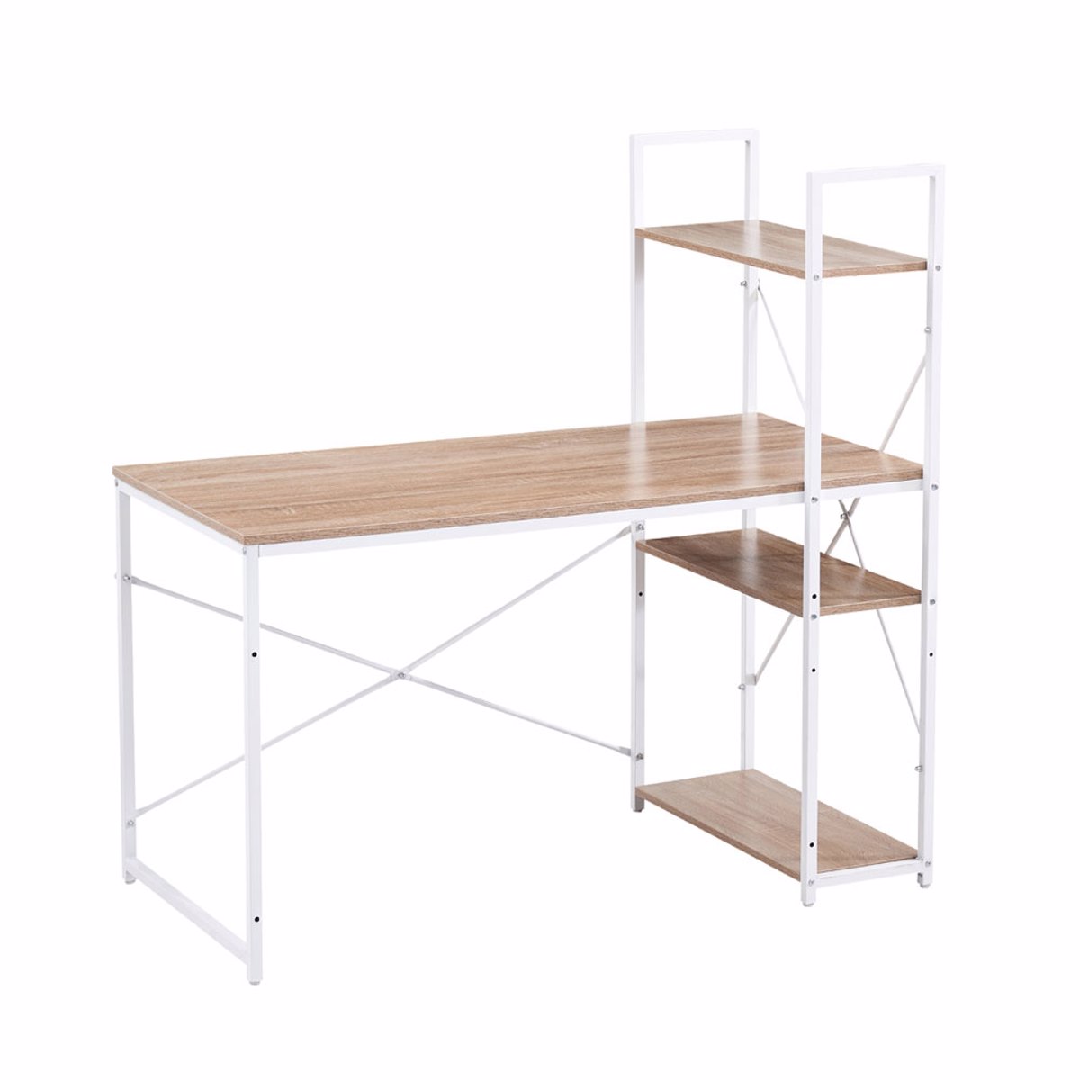 Liberta TORRE Gafeio Bibliothiki Sonoma/Lefko 120x60x121cm 28-0230