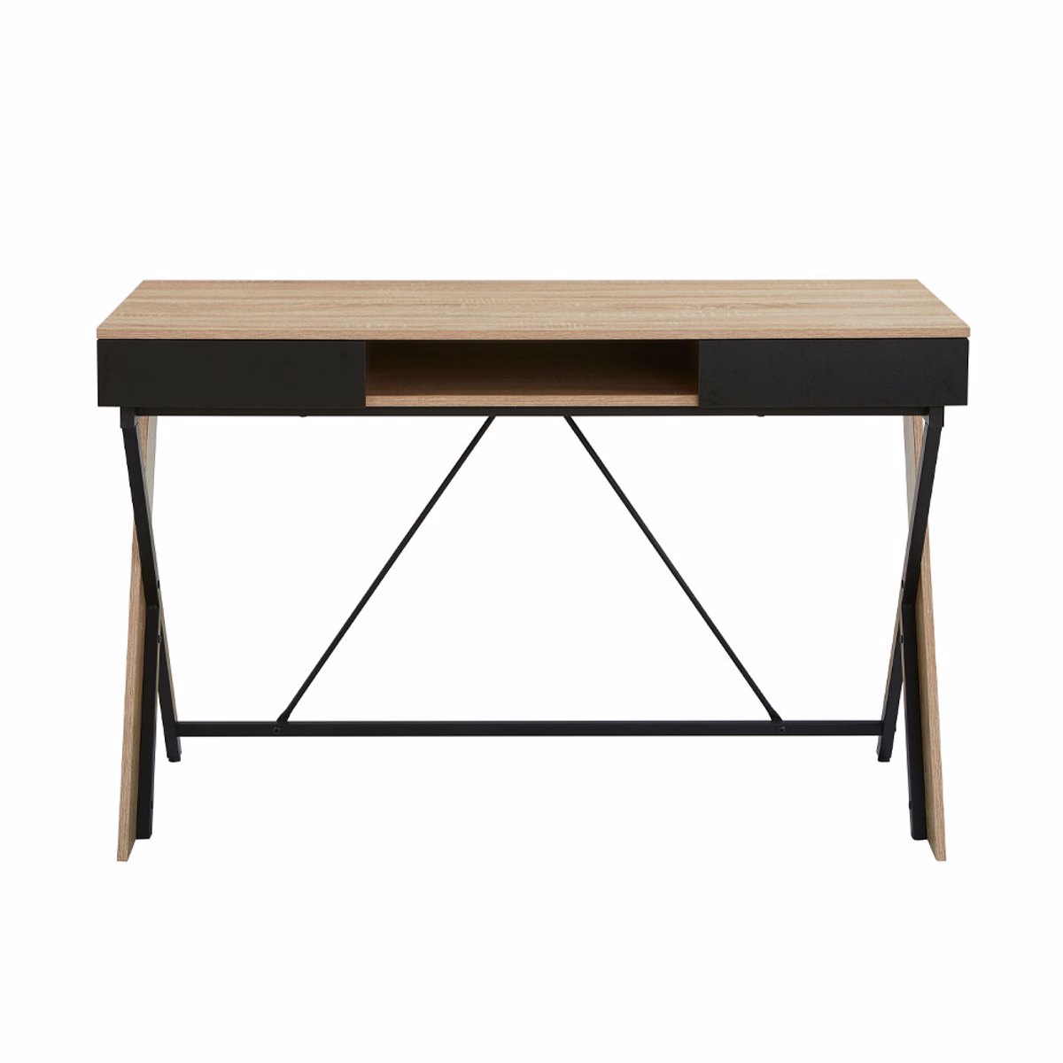 Liberta DOUBLE-X Gafeio Fusiko/Mavro me 1 Rafi 120x60x76cm 28-0271