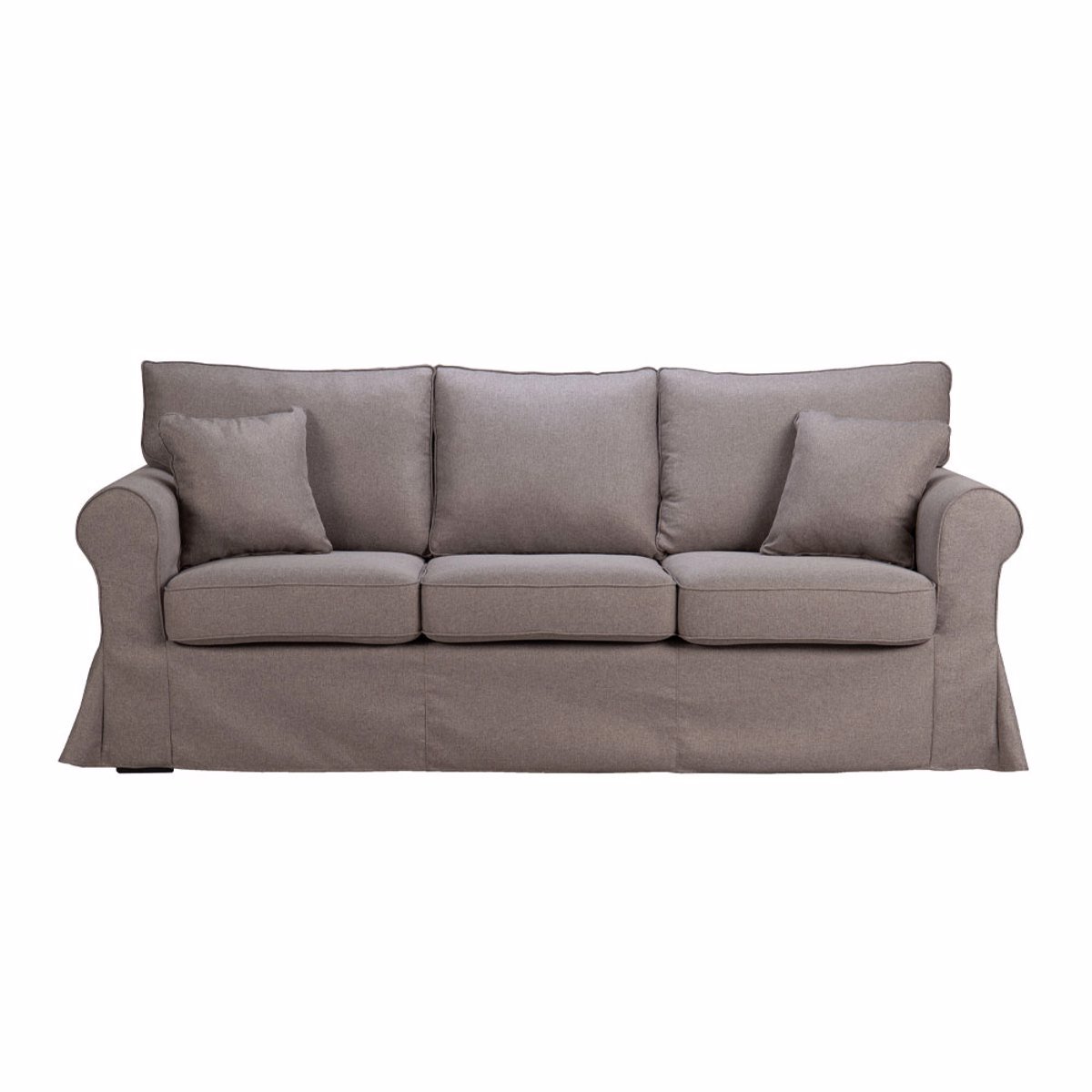 Liberta ASHLEY Trithesios Kanapes Kafe Anoixtos me Aposuromeno Kalumma 215x85x95cm 71-0047