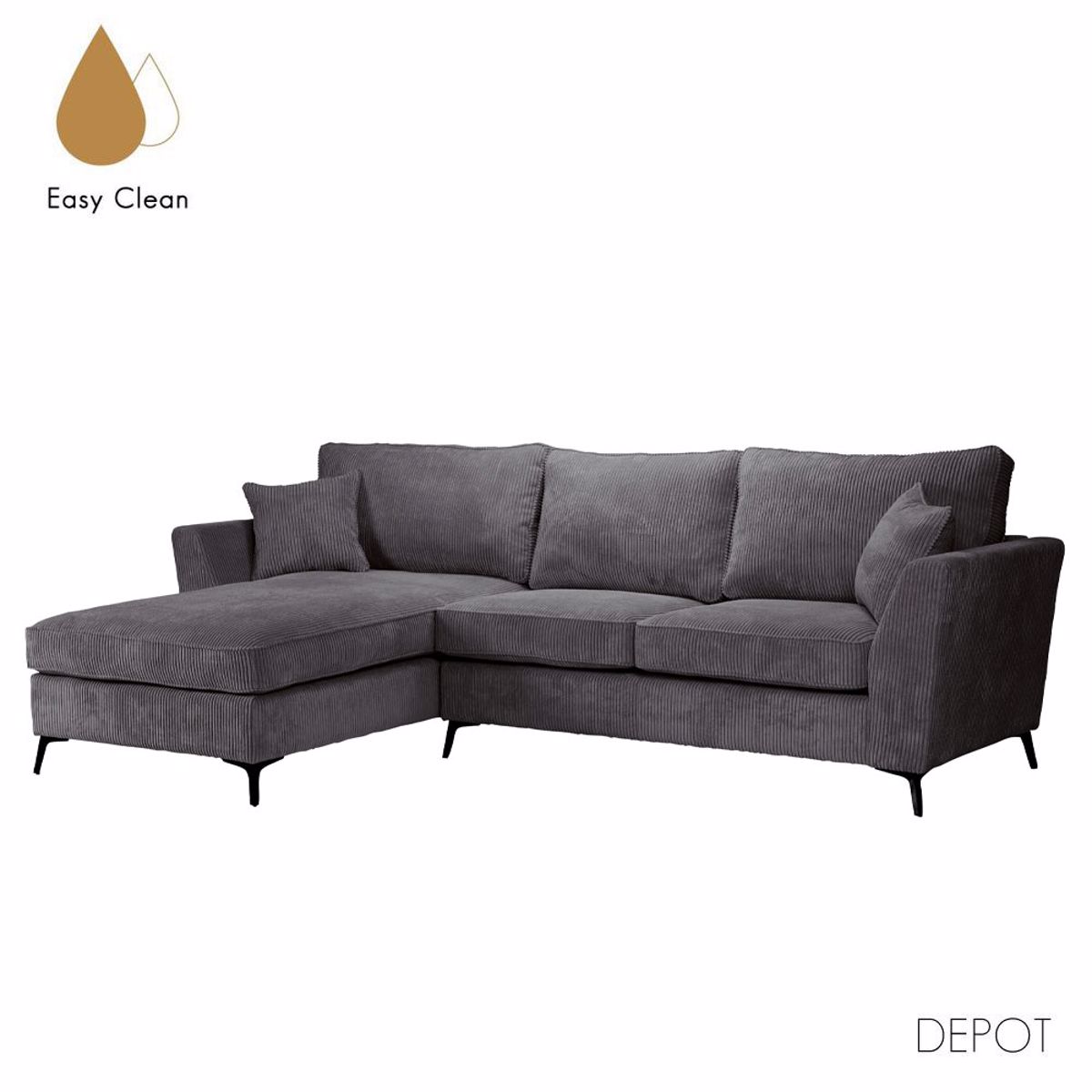 Liberta BOEL Kanapes Gnia Aristeri Ggri 280x170x92cm 71-0124