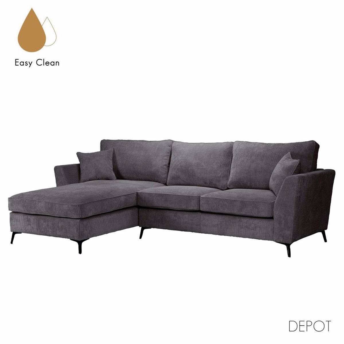 Liberta BOEL Kanapes Gnia Aristeri Ggri 280x170x92cm 71-0124
