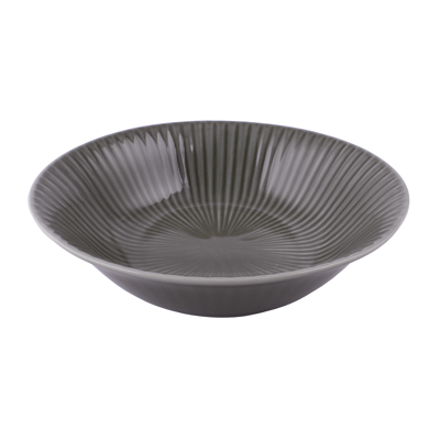 Oriana Ferelli Σαλατιέρα Πορσελάνης Γκρί 23cm PR00410523