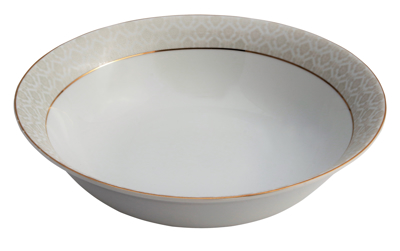 Oriana Ferelli® Σαλατιέρα Πορσελάνης Λευκή Φ23cm 14141/G PR14141104