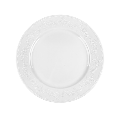 Oriana Ferelli® Kea Pw35 Πιάτο Φρούτου από Λευκή Πορσελάνη Φ20cm PRPW350003