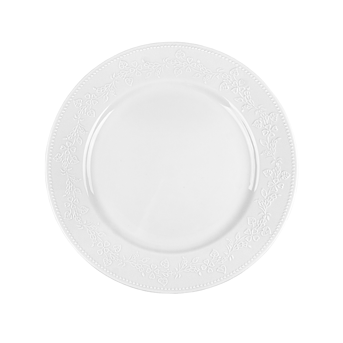 Oriana Ferelli® Kea Pw35 Piatela apo Lefki Porselani F31cm PRPW350004