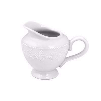 Oriana Ferelli® Kea Pw35 Γαλατιέρα από Λευκή Πορσελάνη 330ml PRPW350017