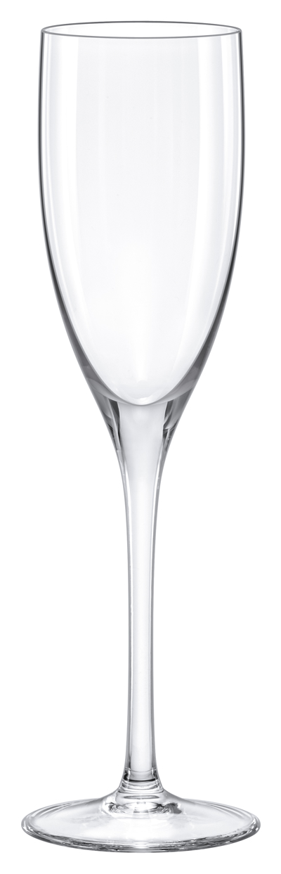 Max Home Γυάλινο Ποτήρι Κολωνάτο Σαμπάνιας 150ml RN63390150