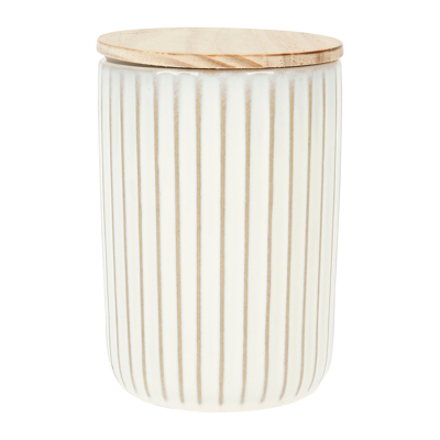 Sitram Κεραμικό Βάζο Αποθήκευσης με Καπάκι 700ml Φ10X9cm SR00529512