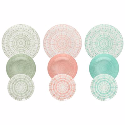 Tognana Gipsy Soft Σερβίτσιο 18 Τεμαχίων Πορσελάνης Πολύχρωμο 5670113