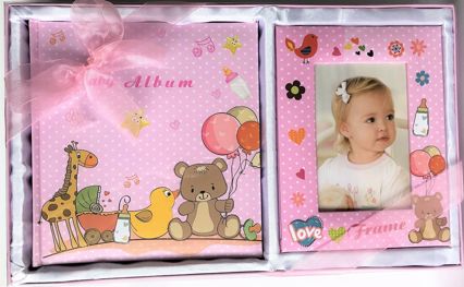Max Home 534240/3-Pink Σετ 2Τεμ. Φωτ/Κη & Αλμπουμ Παιδικο YM534240203