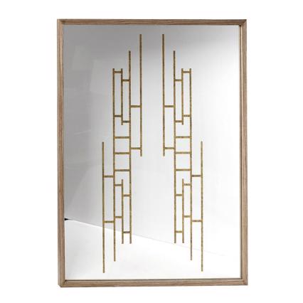 Καθρέφτης με Χρυσό Decor 60Χ70εκ FEC103 Espiel