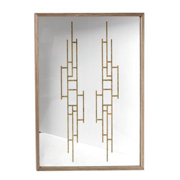 Καθρέφτης με Χρυσό Decor 60Χ70εκ FEC104 Espiel