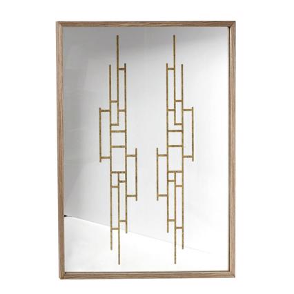 Καθρέφτης με Χρυσό Decor 60Χ70εκ FEC104 Espiel