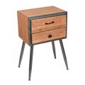 Komodino Xulino me 2 Surtaria 47X35X71.5ek FOP110 Espiel